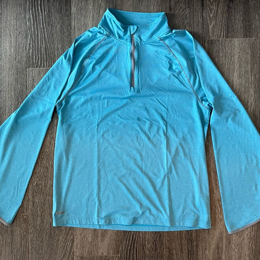 Nike Aqua Long Sleeve Half-Zip Pullover